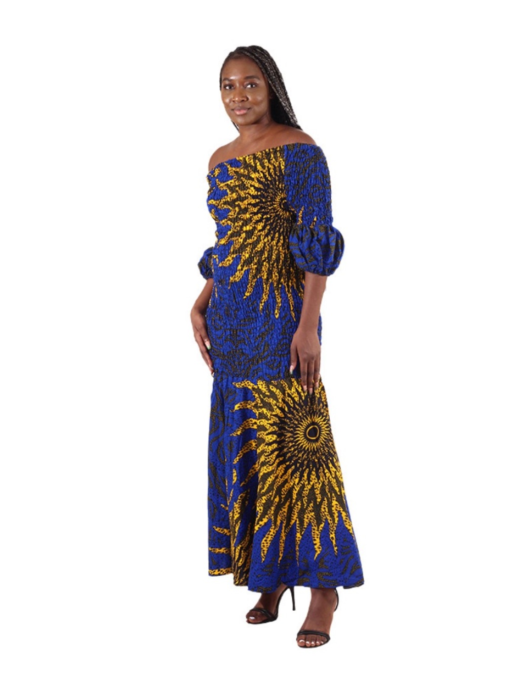 ✨ Blue Sun Elastic Dress ✨